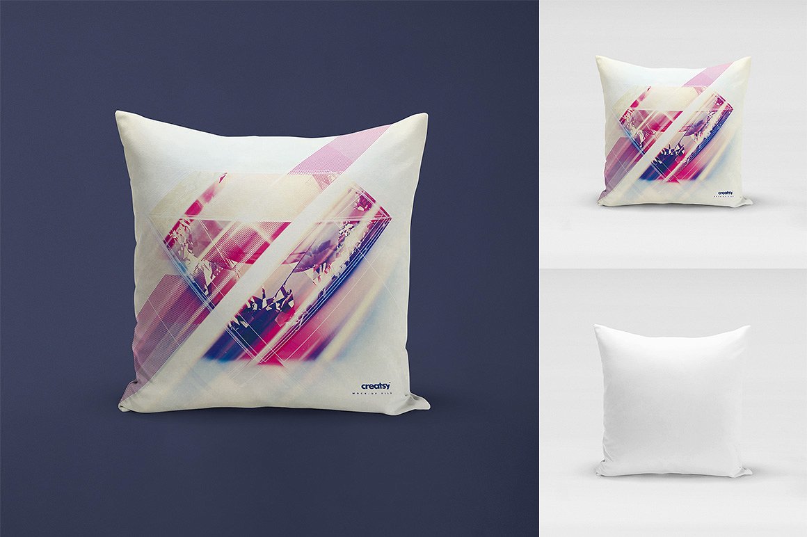 靠枕小枕头样机模板 Throw Pillow Mockup