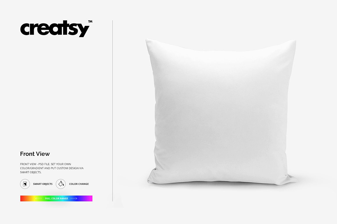 靠枕小枕头样机模板 Throw Pillow Mockup