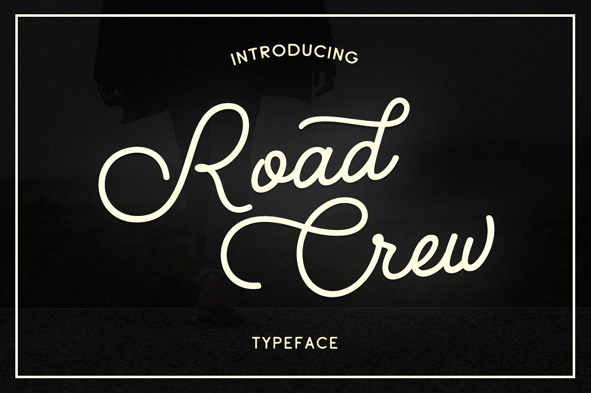 手写英文字体 Road Crew #3028515