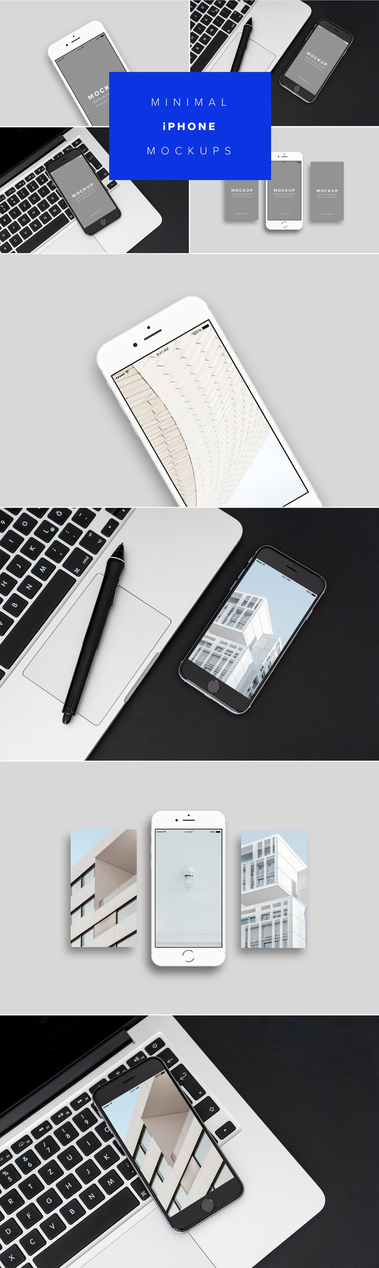 iPhone 展示样机模板 iPhone Mockups M