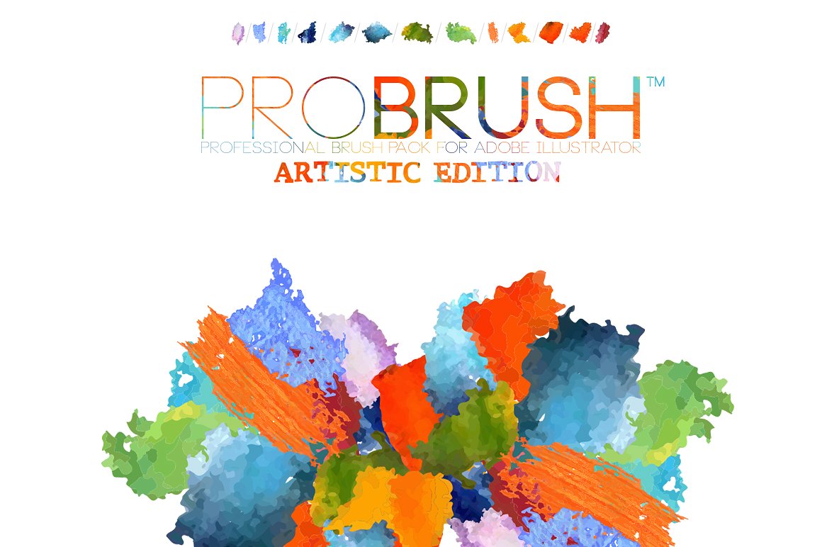 41种艺术手绘笔刷素材 41 Artistic Brushe