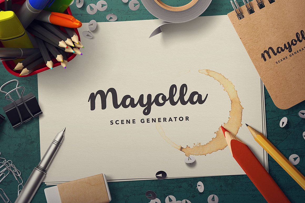 超级场景样机素材包 mayolla_scene_genera