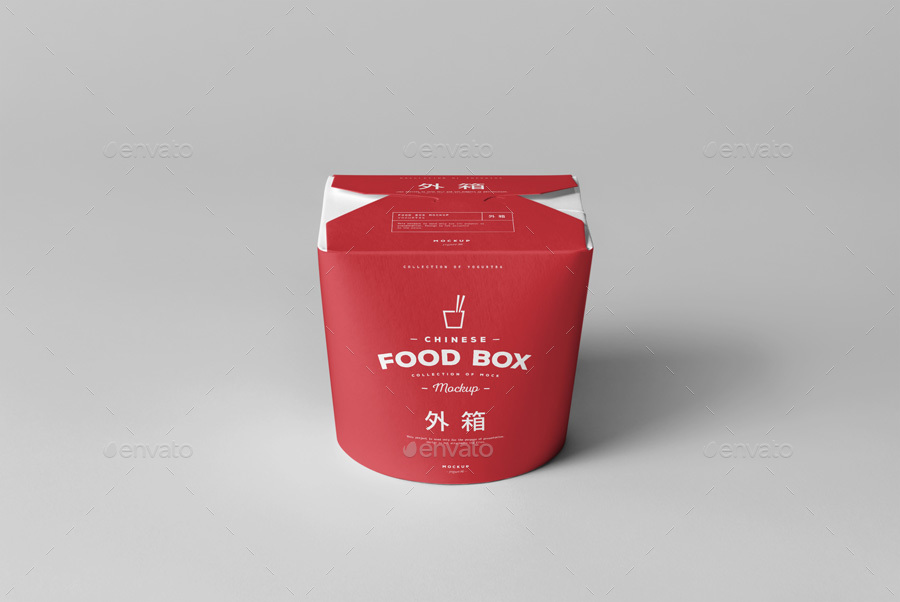 中式食品包装样机PSD_food_box_mock_up #