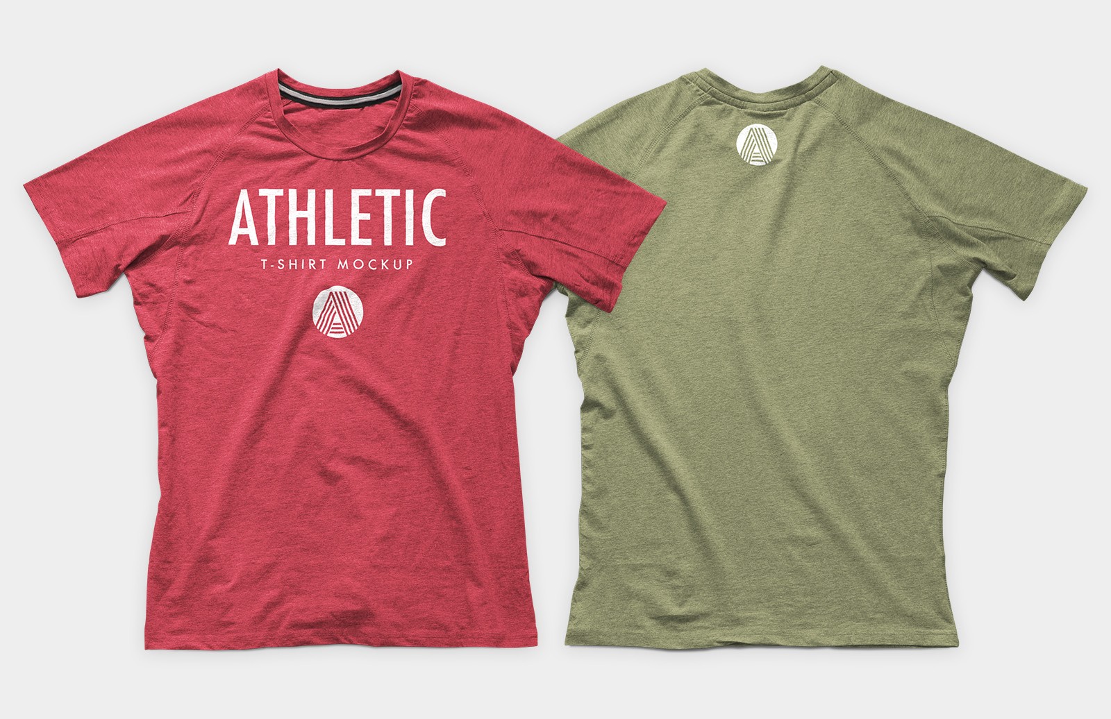 经典运动T恤样机模板 Athletic T-Shirt Mo