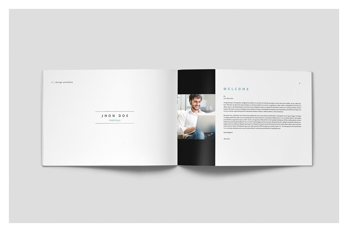 设计感强的多用途平面画册书籍设计模板Graphic_Desi
