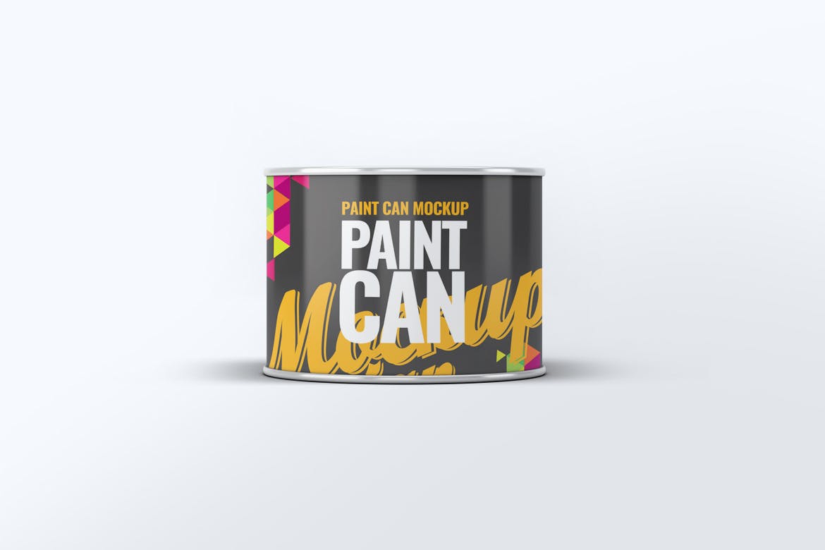 时尚高端的高品质罐子包装设计VI样机展示模型 paint-c