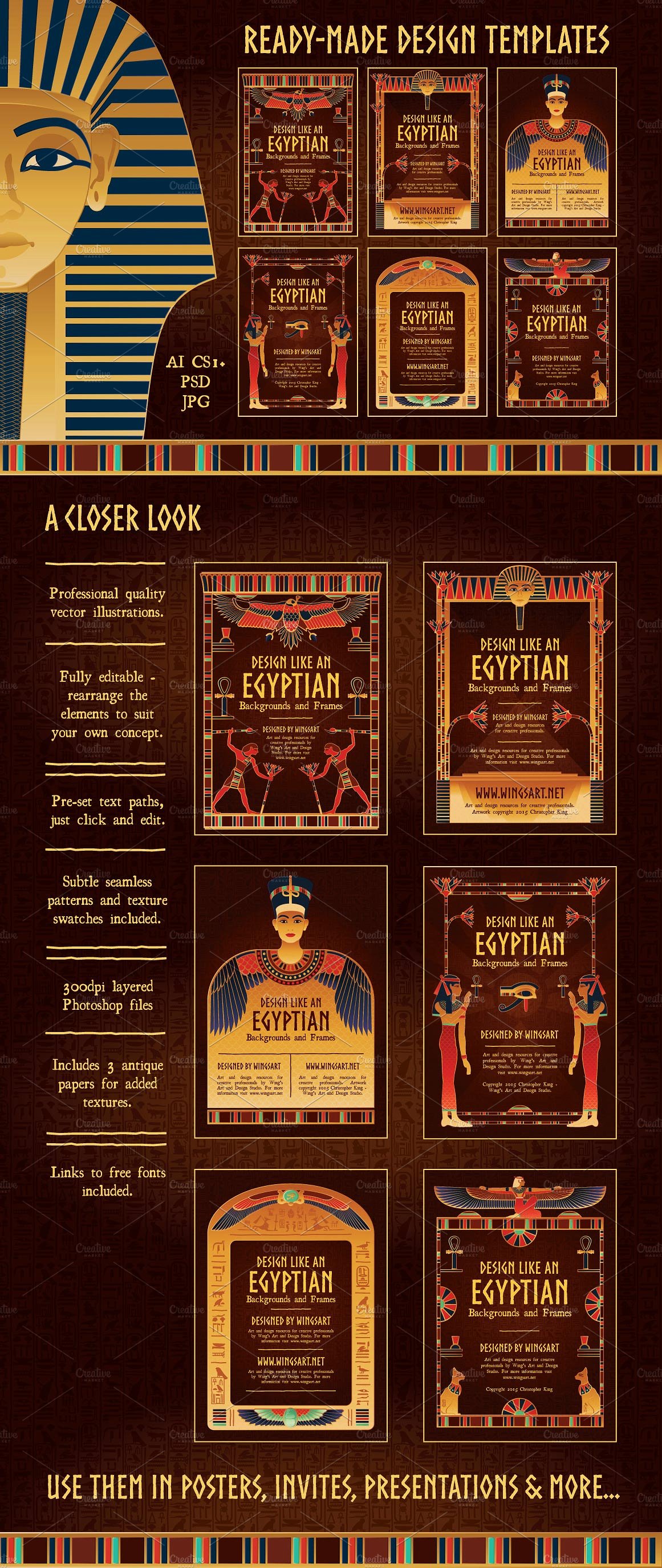 Egyptian Art and Design Templa