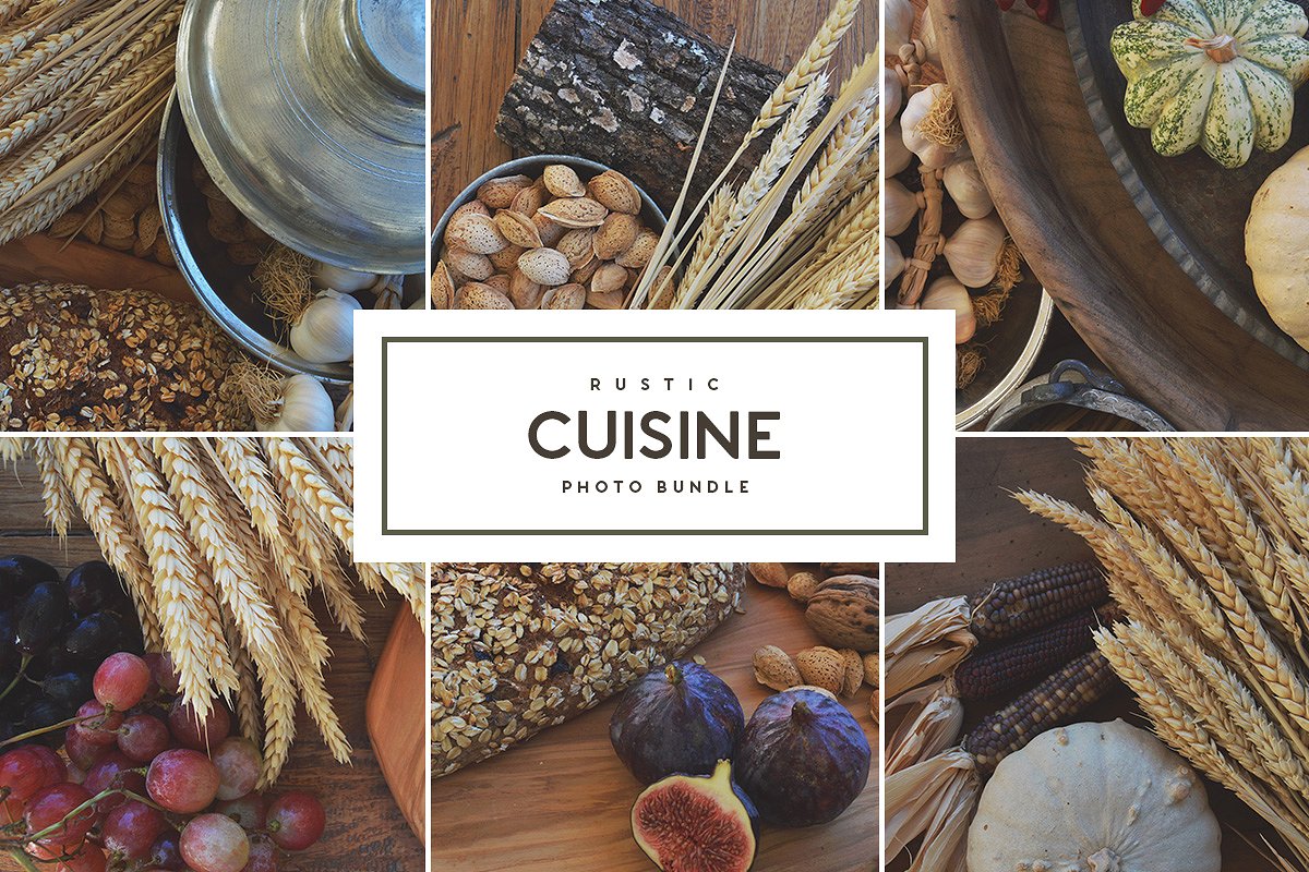 乡村食材农产品高清图片素材合辑 Rustic_Cuisine