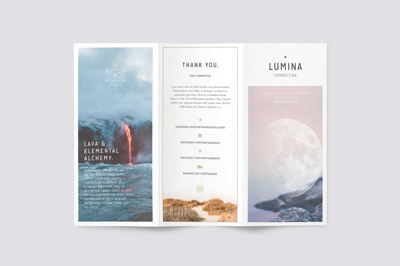 简约现代三折页小册子模板 LUMINA-Trifold-Br