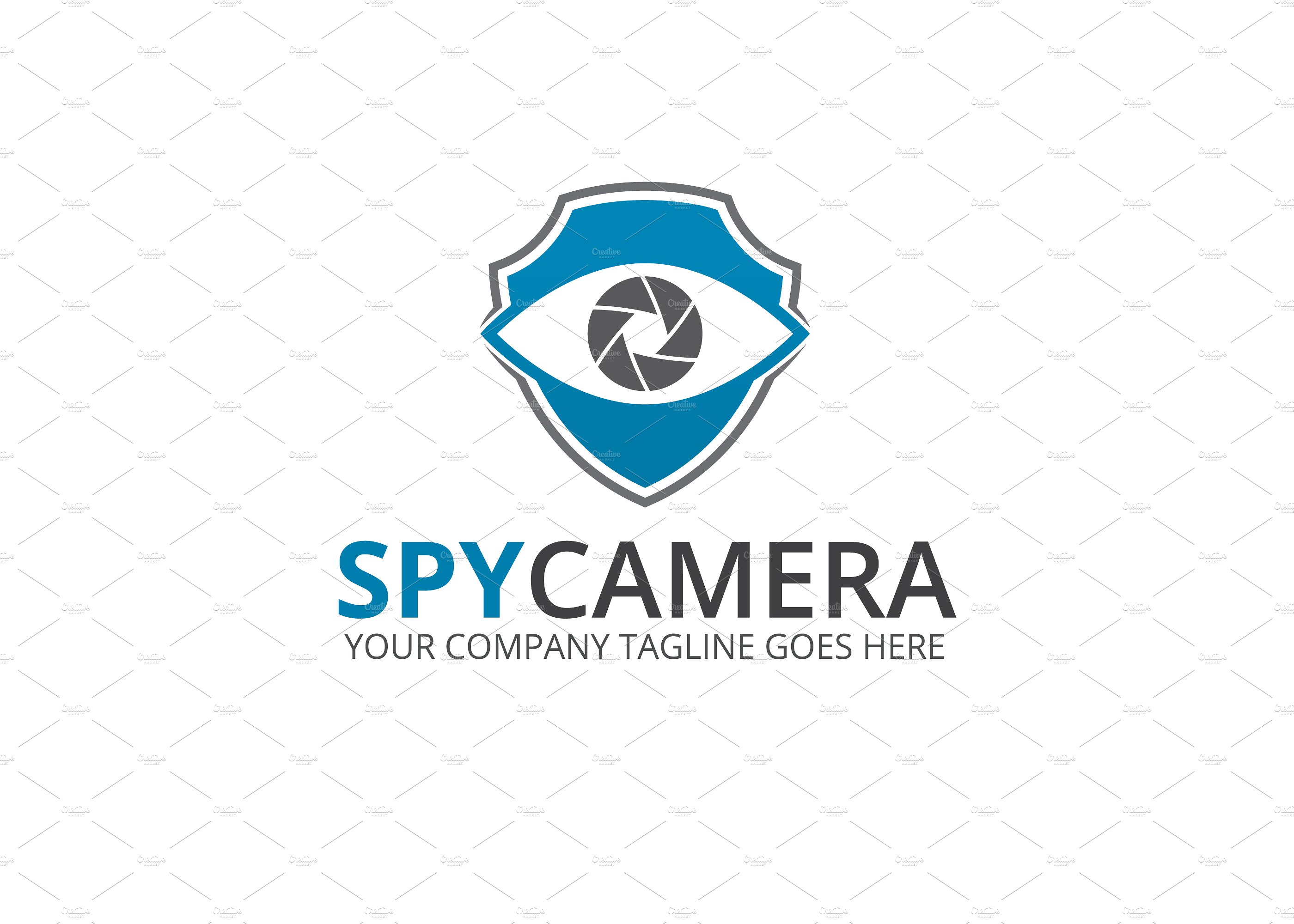 摄影相机品牌徽标Logo模板 Spy-Camera-Logo