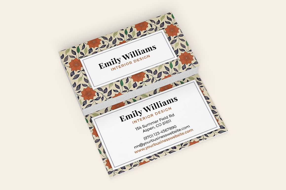 Business Card Template - FLOWE