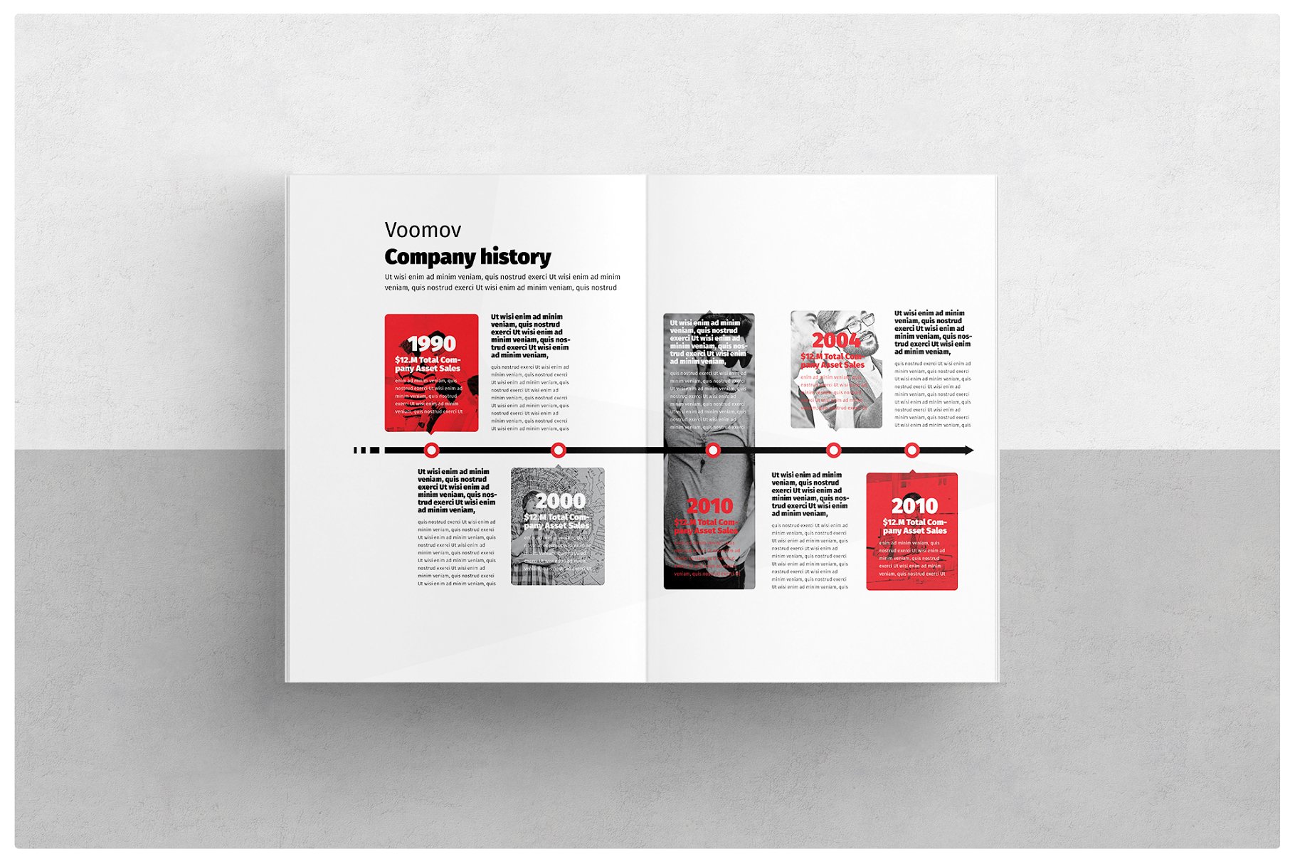 企业介绍宣传画册杂志模板 Brochure