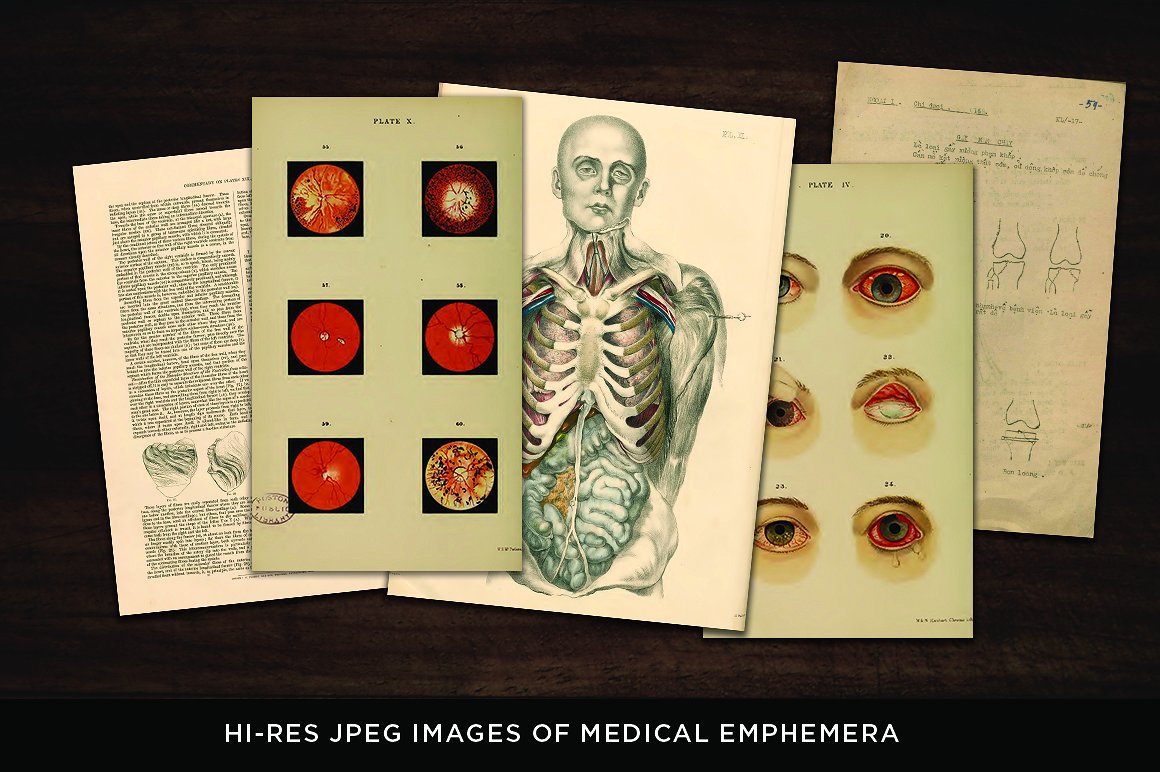 复古医疗医学插图素材 Medical-Art-110-EPS