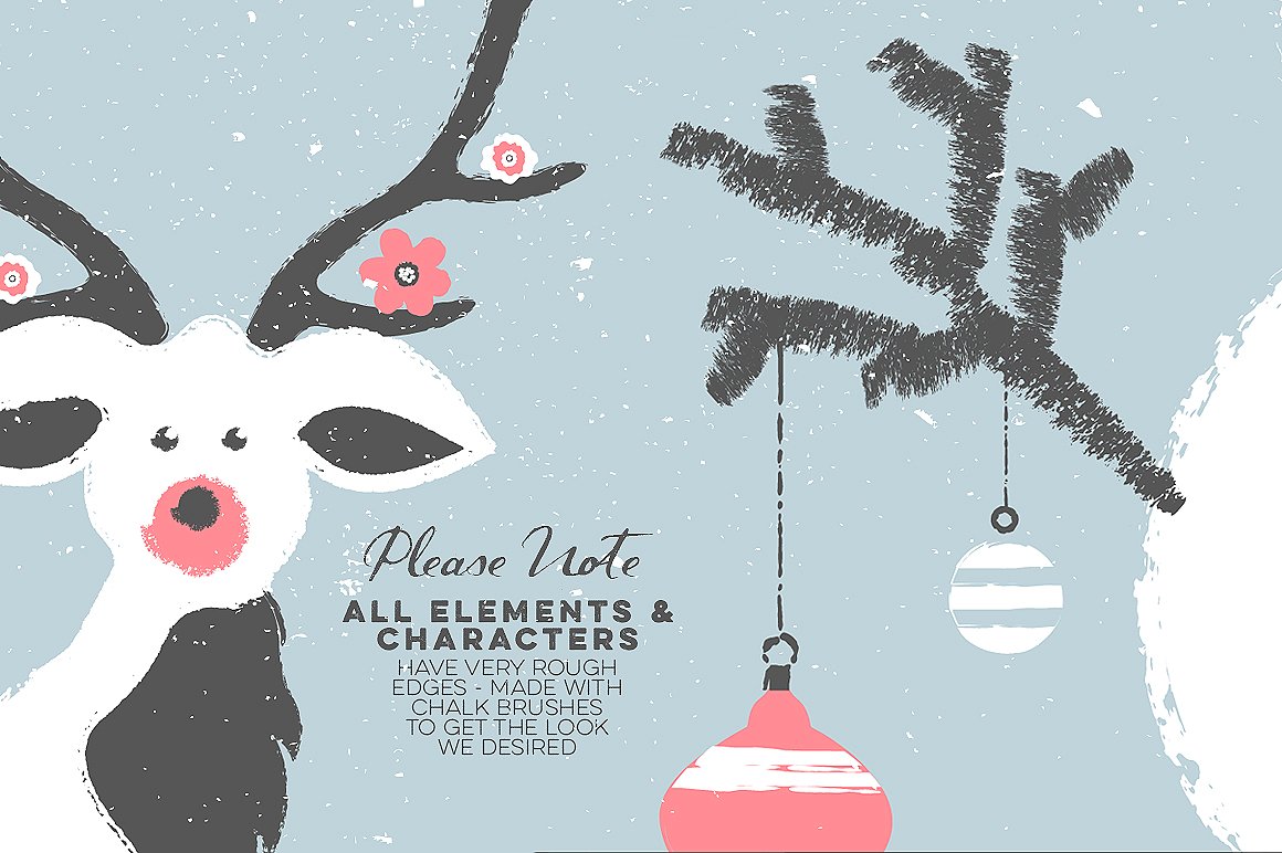 矢量插画圣诞节元素设计素材 Christmas-Elemen