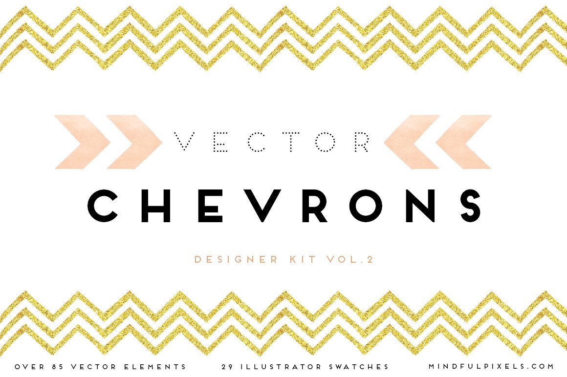 V形元素插图素材Vector Chevron Kit