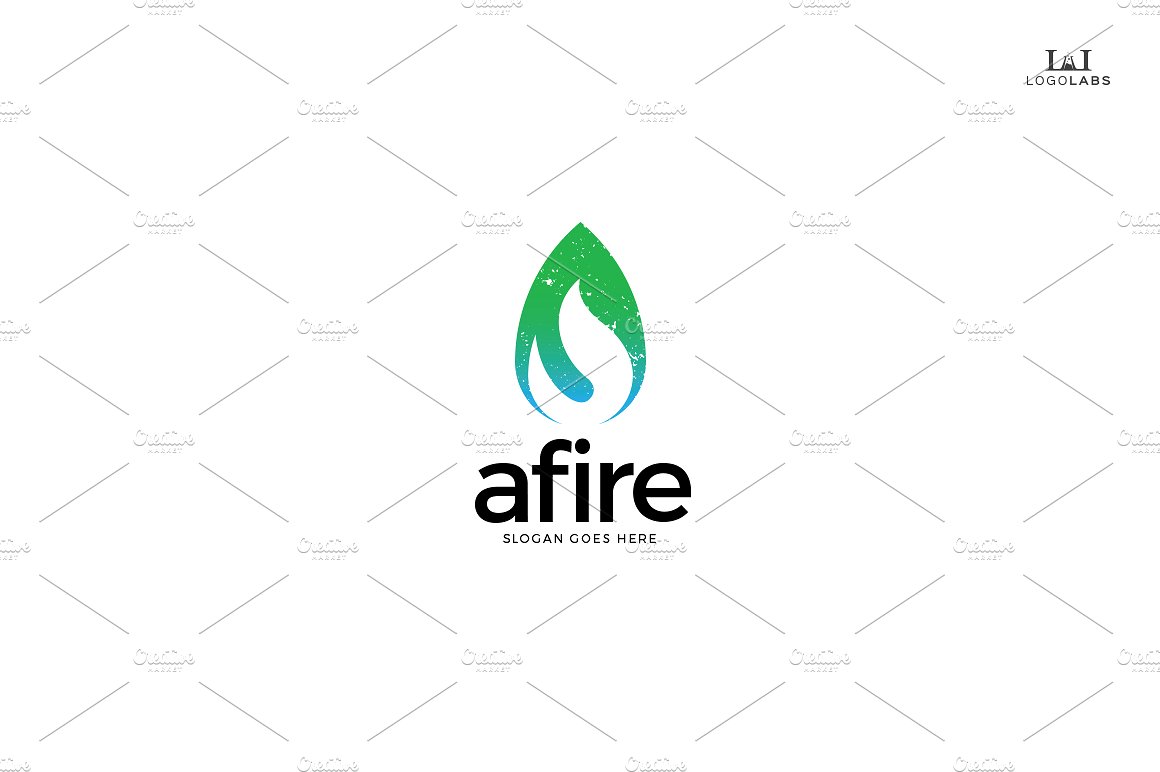 火焰图形标志Logo模板 Afire-Logo #29938