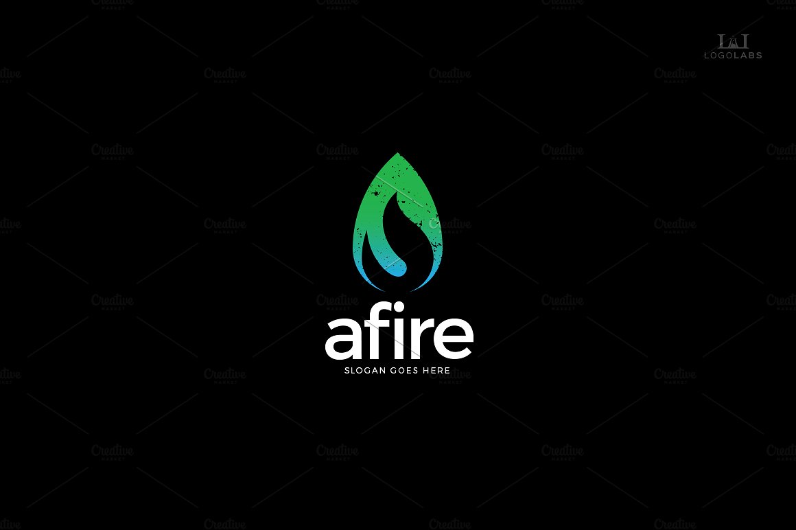 火焰图形标志Logo模板 Afire-Logo #29938