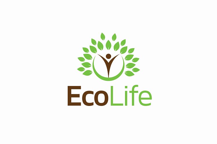 生态环保主题标志Logo模板 Eco-Life-Logo #