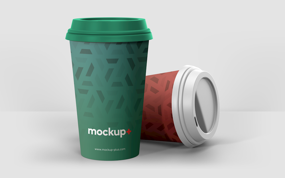 咖啡杯样机贴图展示模版 Coffee Cup Mockup