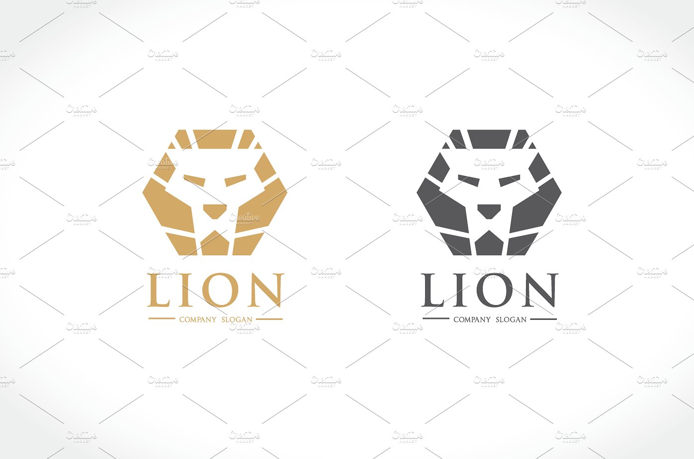 狮子图形标志Logo模板 Lion-Logo (1) #40