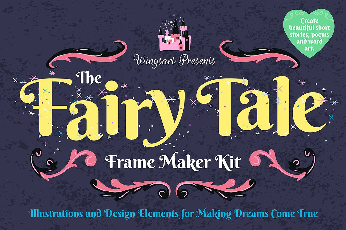 童话艺术与设计元素 Fairy-Tale-Frames-an