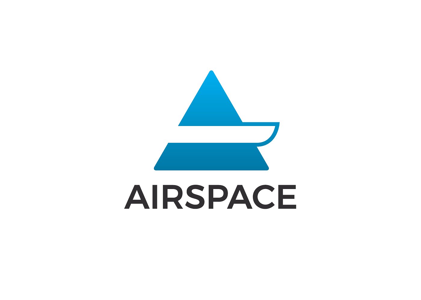 创意字母A标志Logo模板 Airspace-Letter-