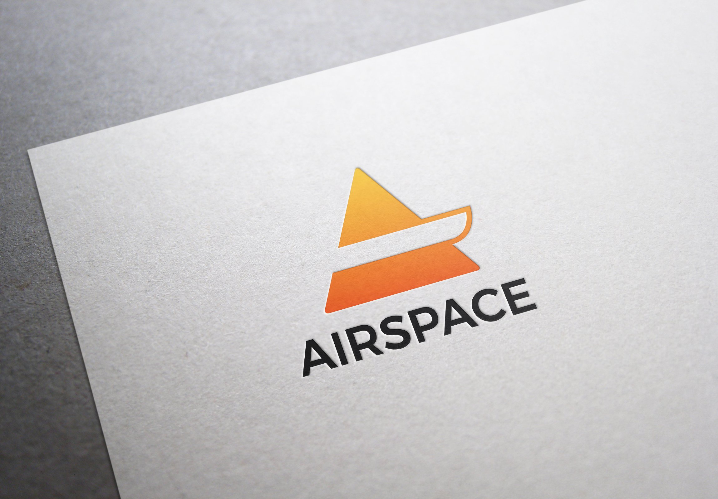 创意字母A标志Logo模板 Airspace-Letter-