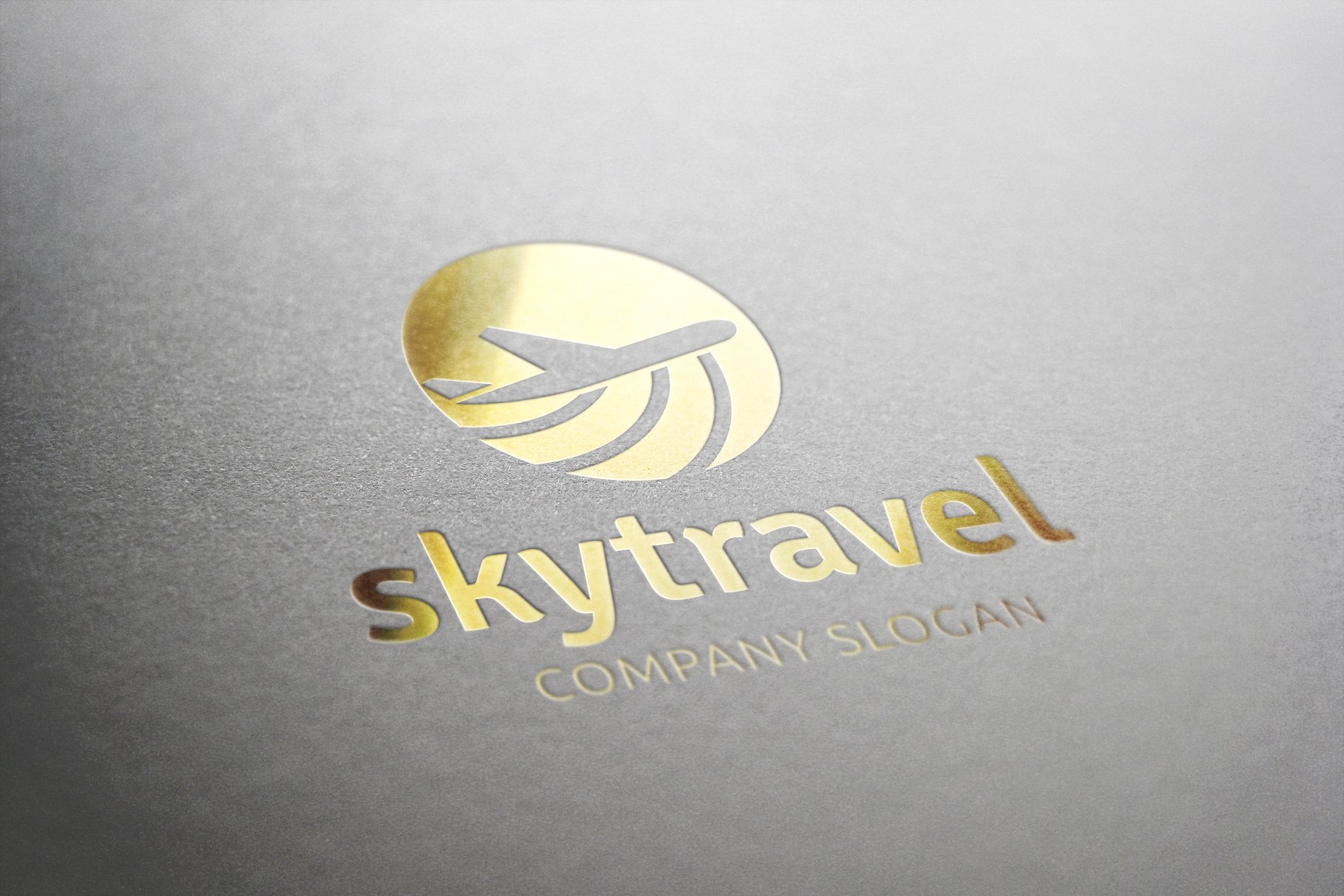 航空旅行主题标志Logo模板 Sky-Travel