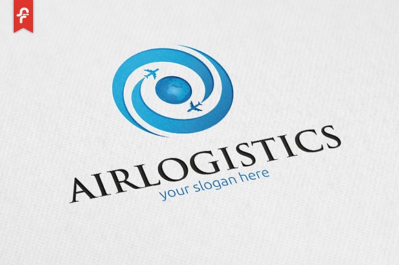 航空物流主题标志Logo模板 Air Logistics L