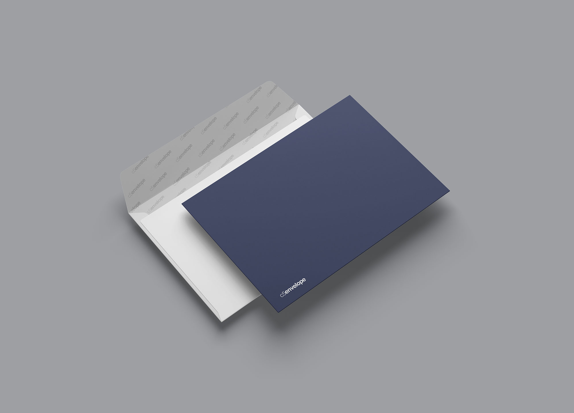 高品质高端信封模板 C5 Envelope Mockup-2