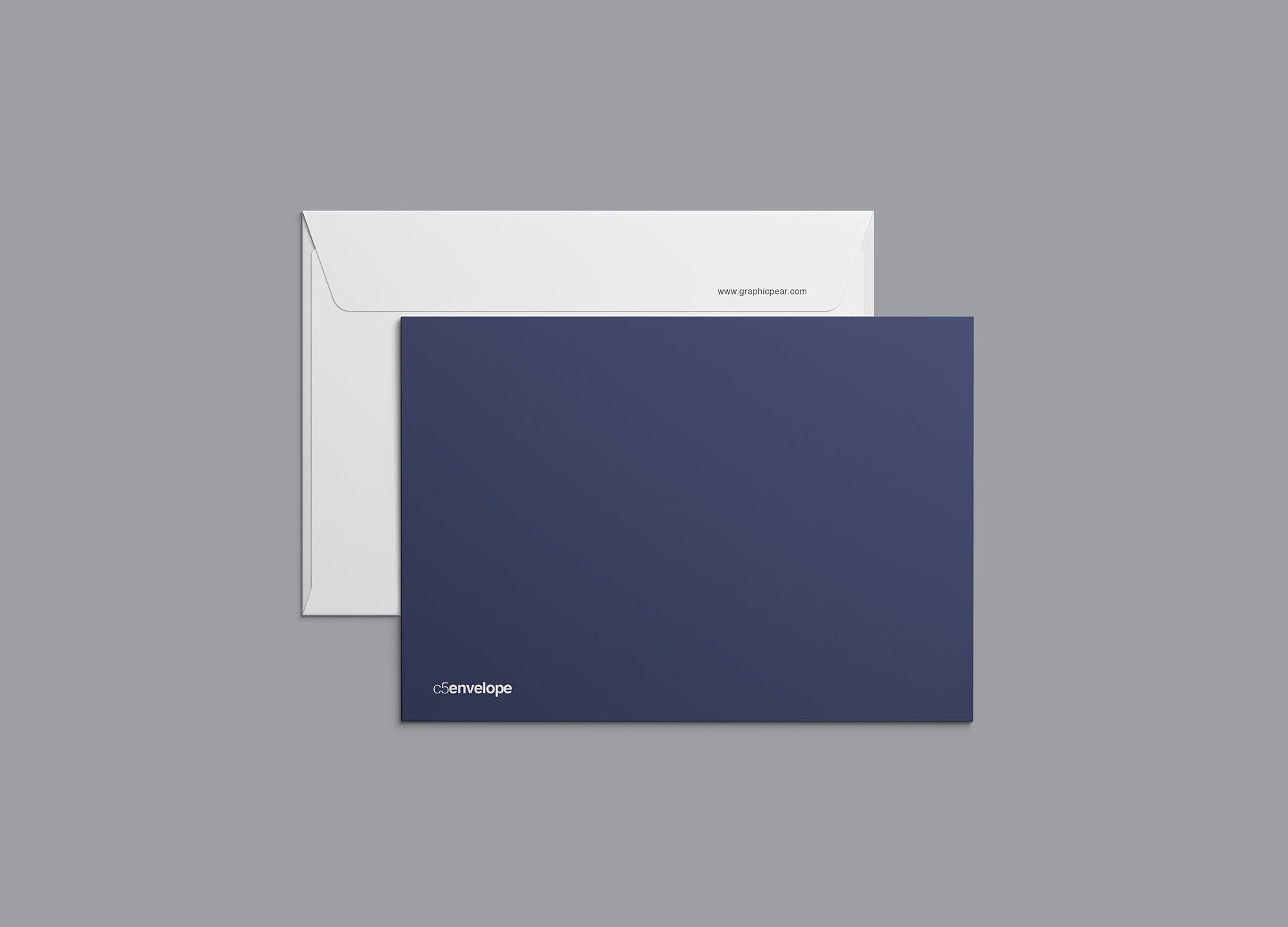 高品质高端信封模板 C5 Envelope Mockup-2