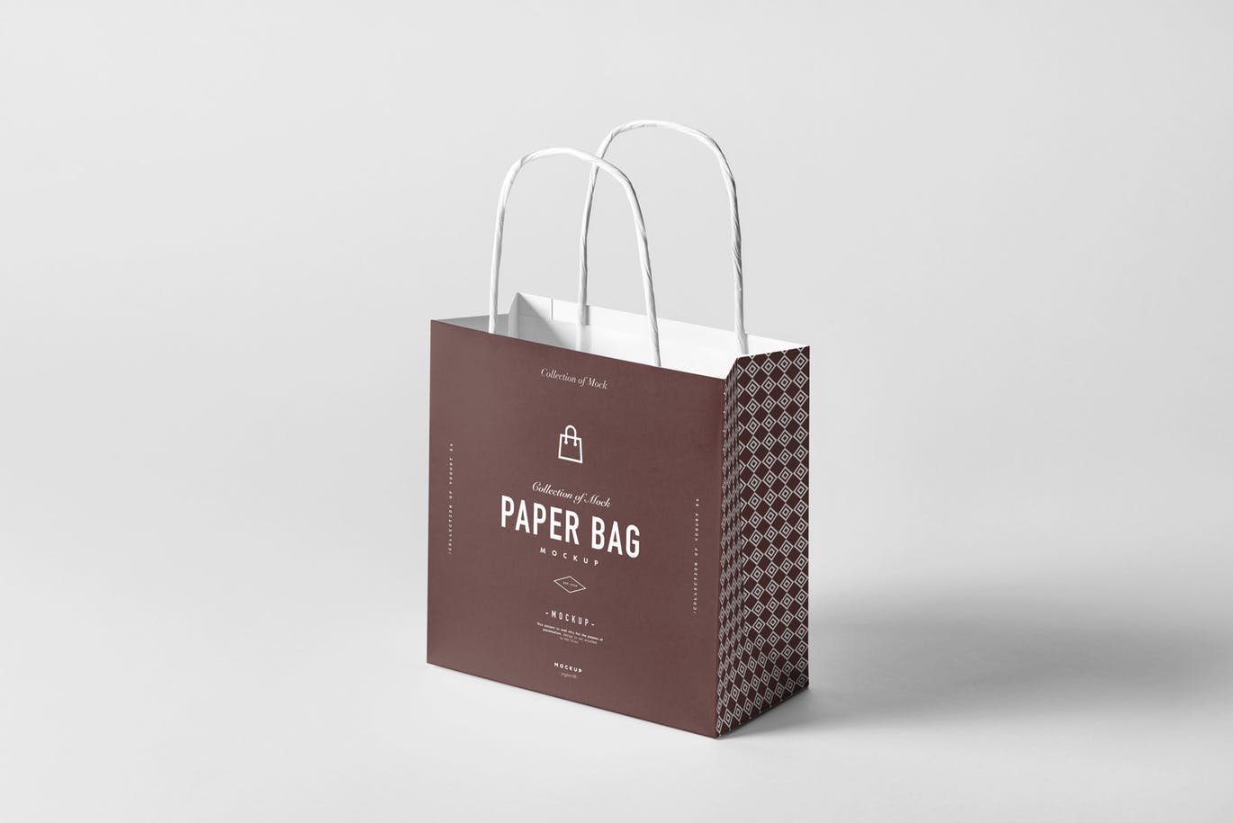 高品质高端的手提袋环保袋纸袋子样机模板 paper-bag-