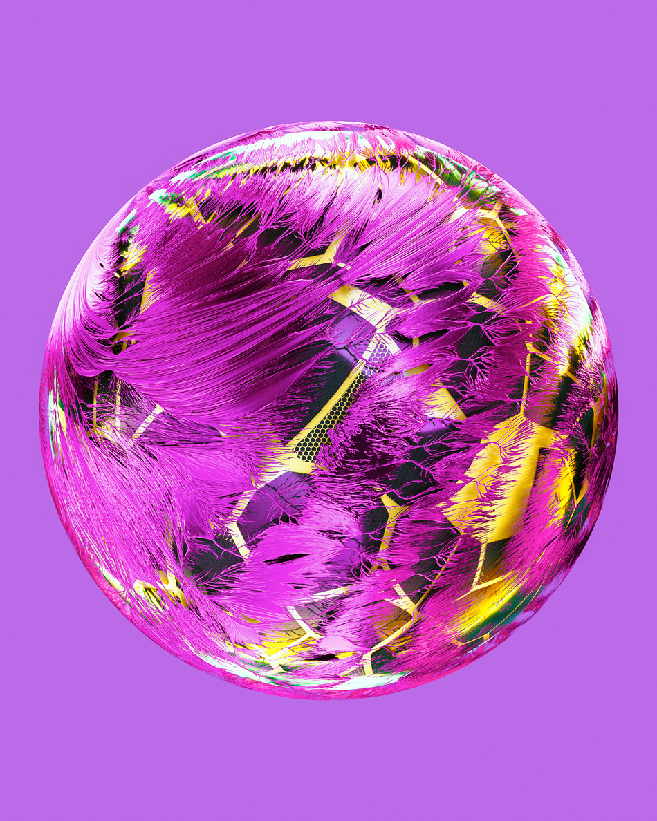 [18-05-18]---Leisure紫色羽毛球C4D动画