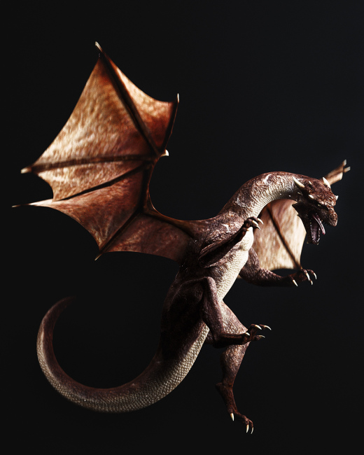 [05-11-17] - Drogo 超写实飞翔的蝙蝠C4D