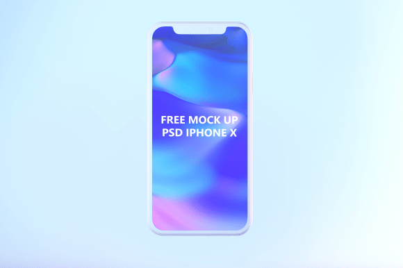 6个不同视角苹果X样机贴图素材 iPhone X PSD M