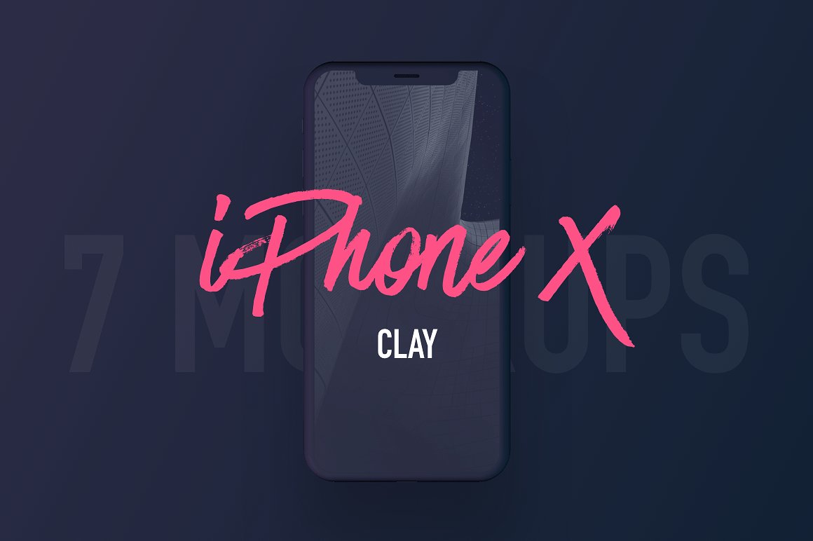 7款最受欢迎的iPhone X Clay模型7_Most_P