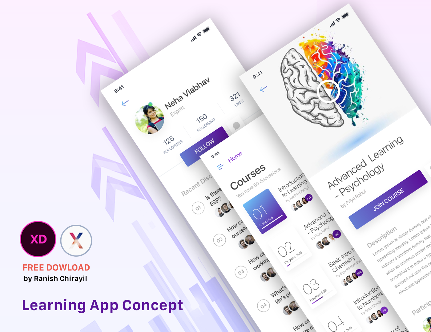 学习应用程序概念设计 Learning App Design