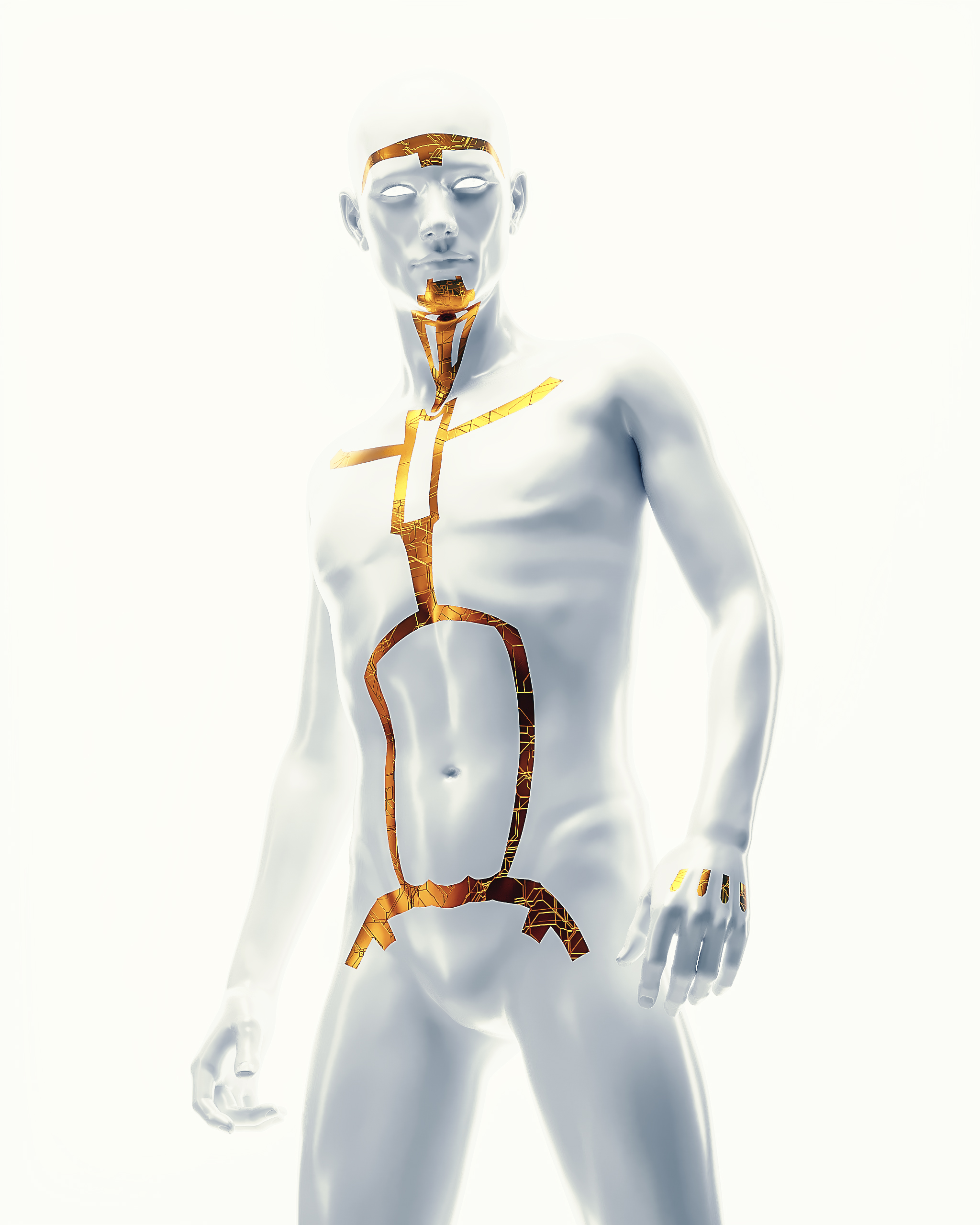 [10-04-17] - Azok人体模型主体结构C4D动画