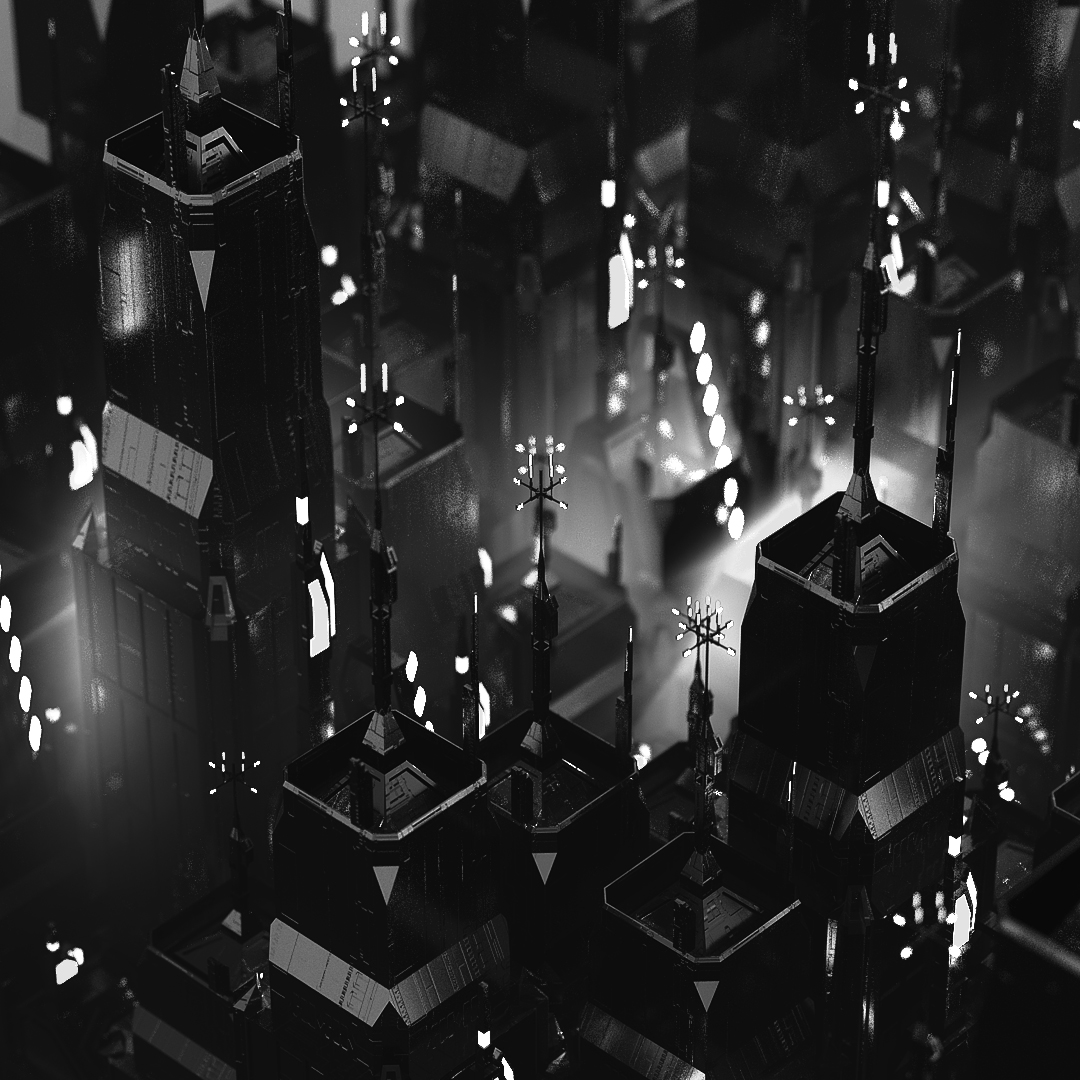 [01-01-17] - Night城市的夜晚C4D动画工程