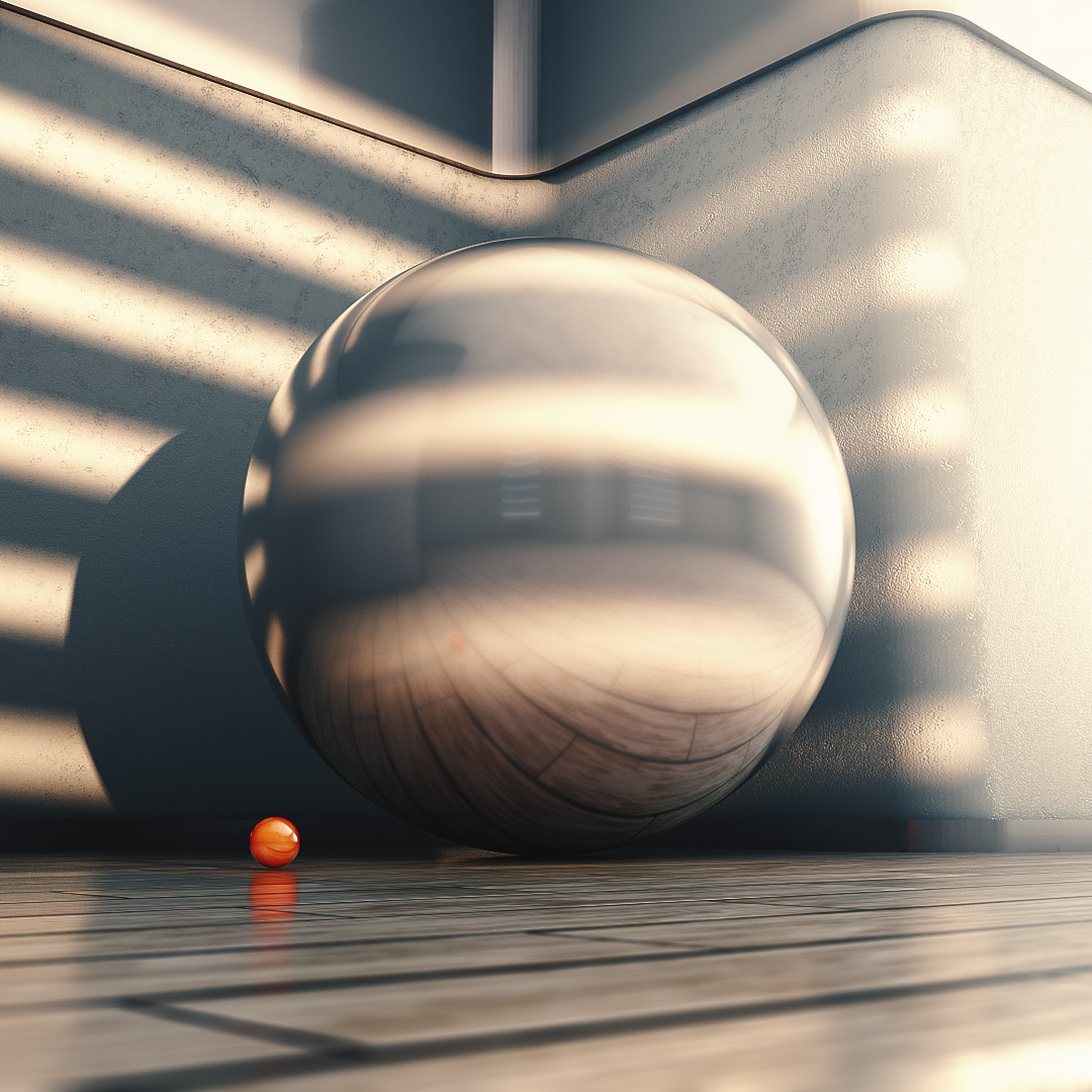 [16-12-16] - Ambient超写实3d平衡的圆球