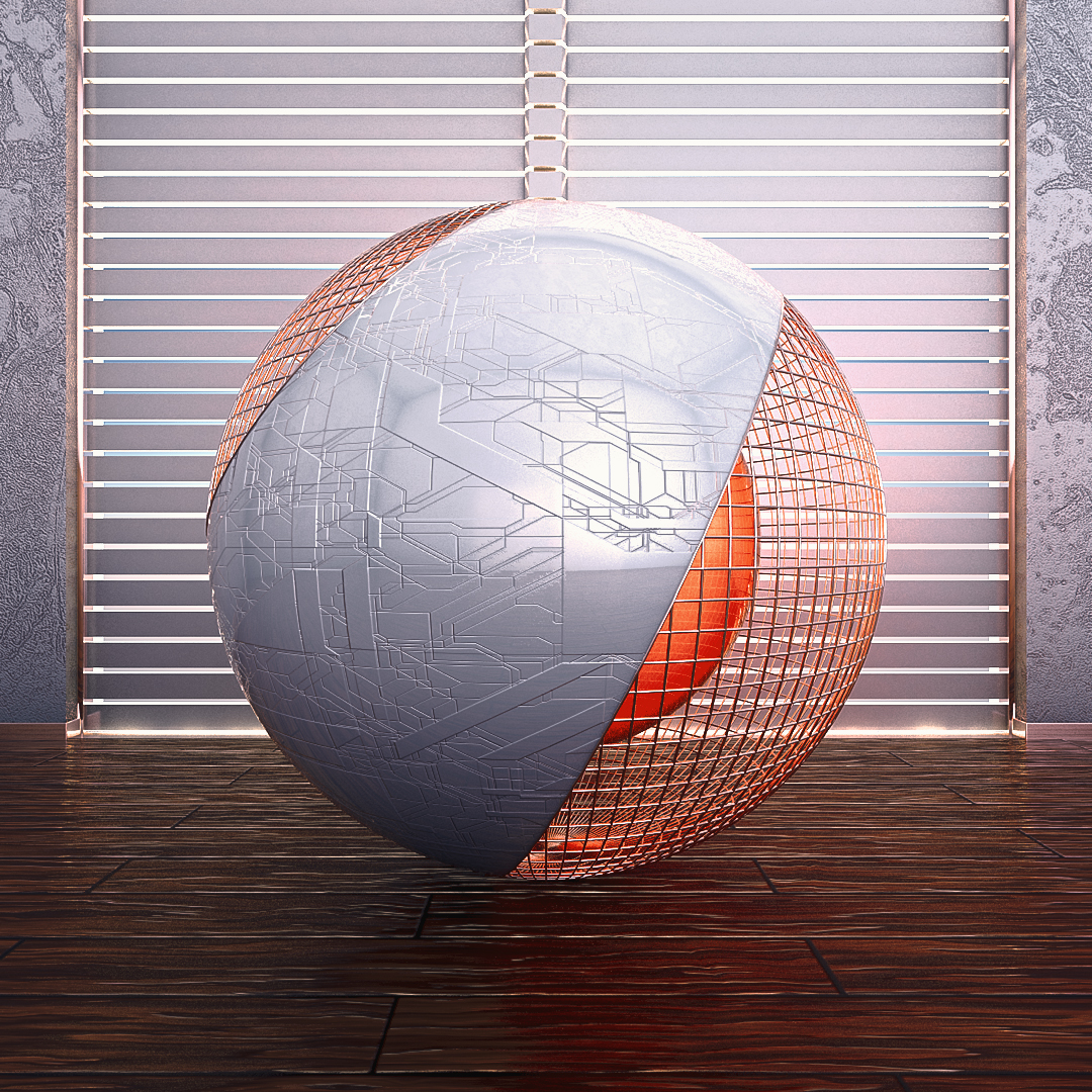 [17-12-16] - Source透明平衡的球C4D动画