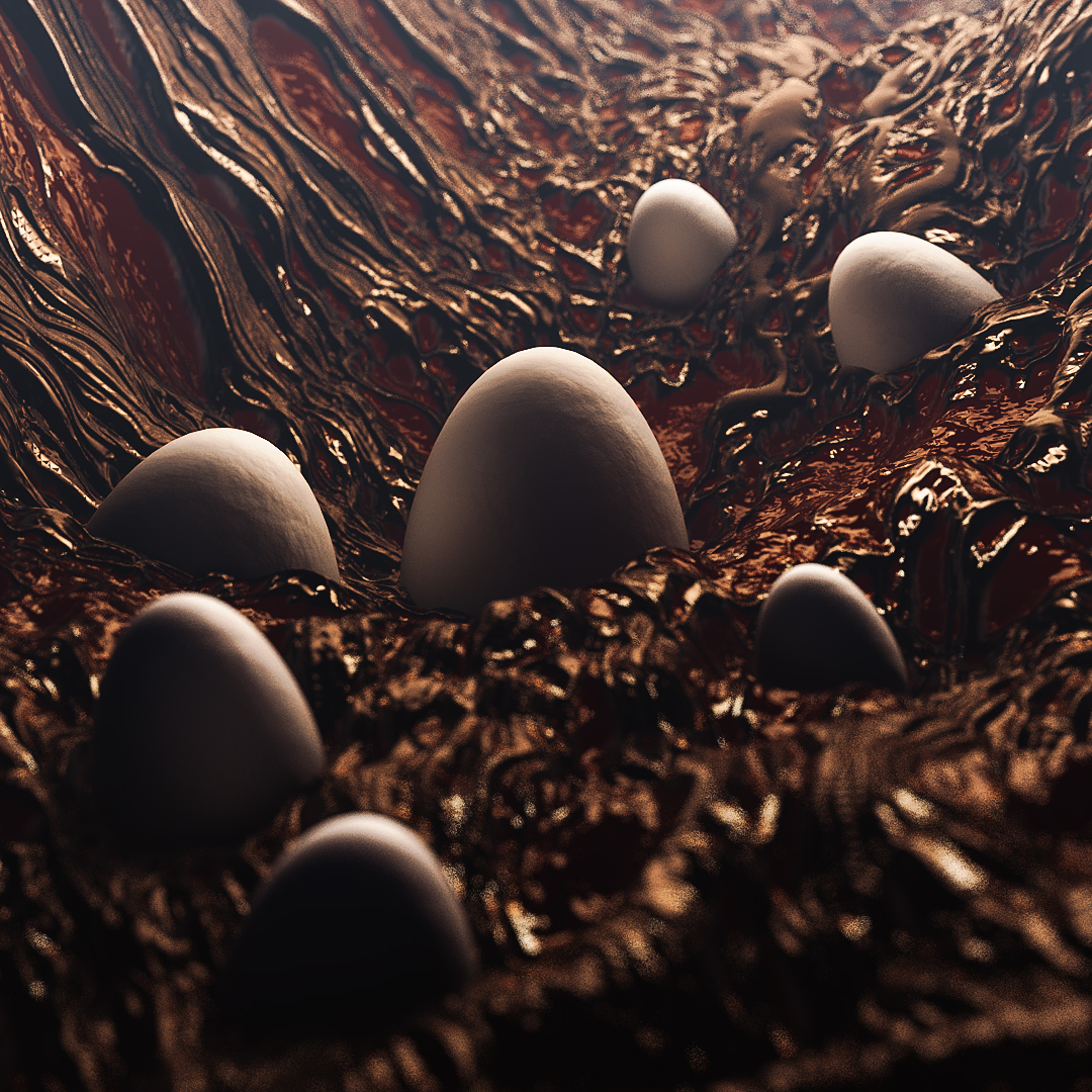 [24-09-16] - Eggs 超写实鸡蛋C4D动画工程