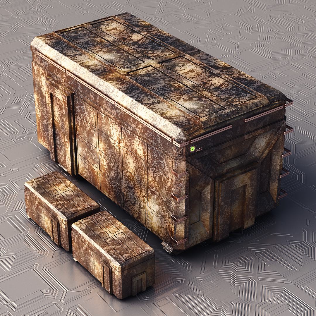 [27-08-16] - Camo Box四方形迷彩盒C4D