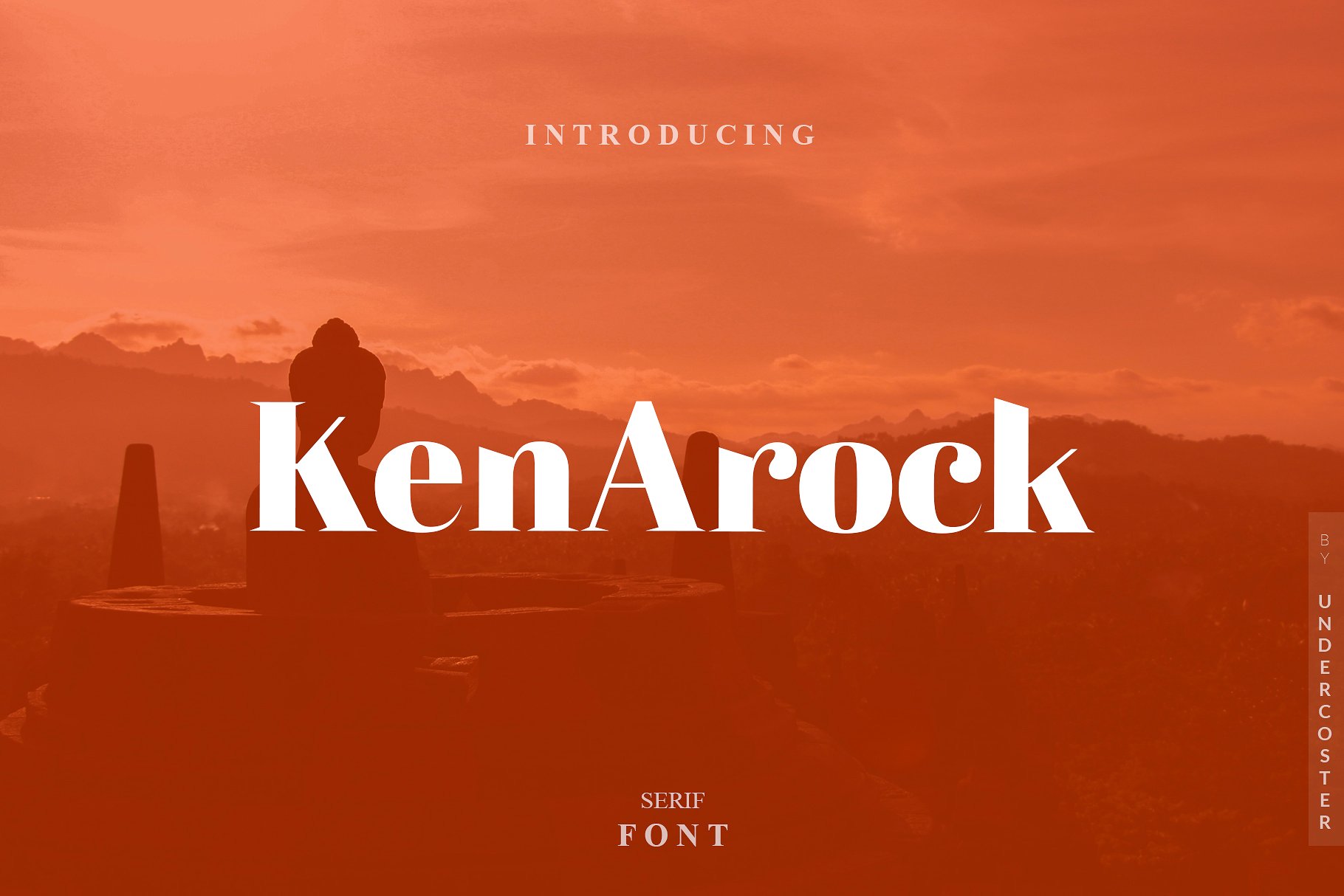 经典的衬线英文字体 Kenarock - Serif Fon