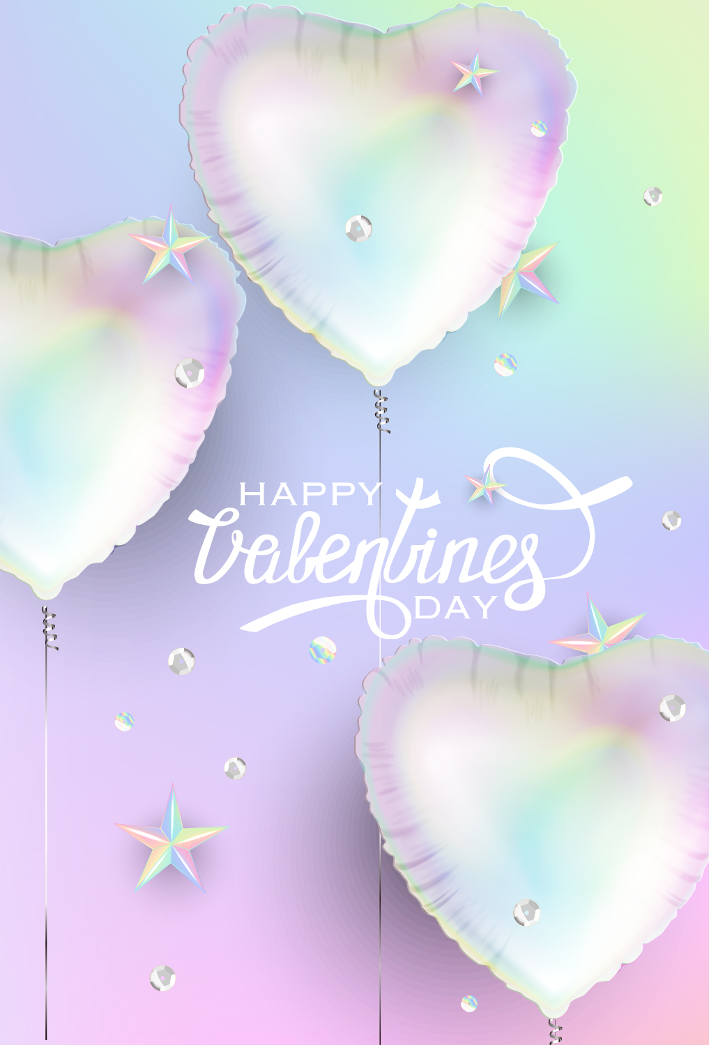 情人节节日彩色漂浮气球1