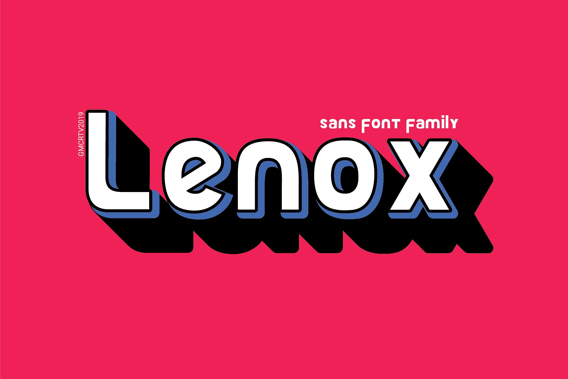 现代优雅精致的无衬线英文字体 Lenox #3516793