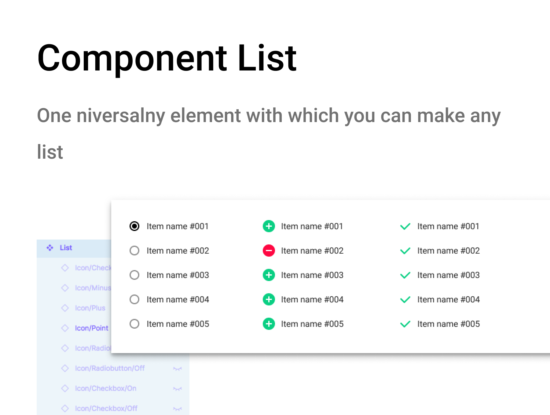 设计师常用UI组件包 Figma Components