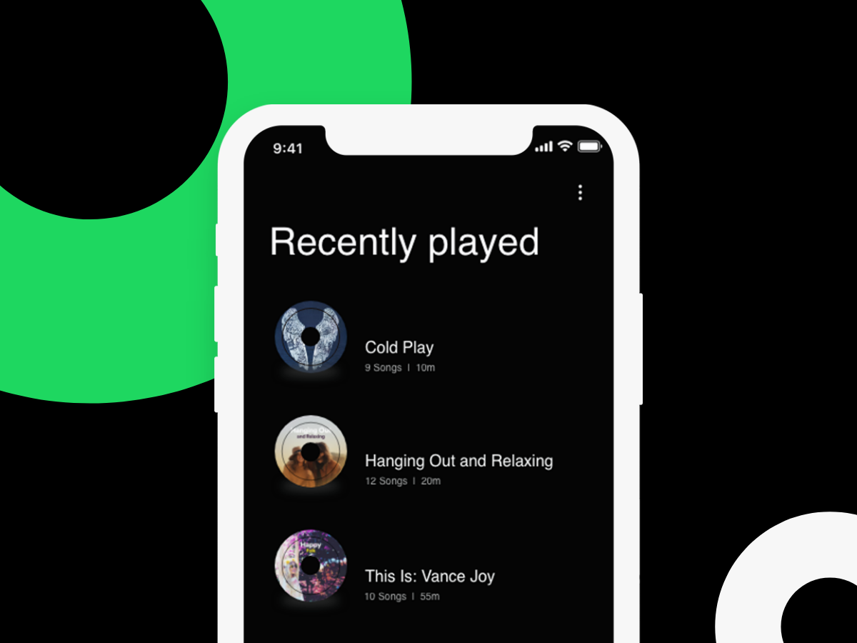 Spotify移动App重新概念设计 Redesign Co