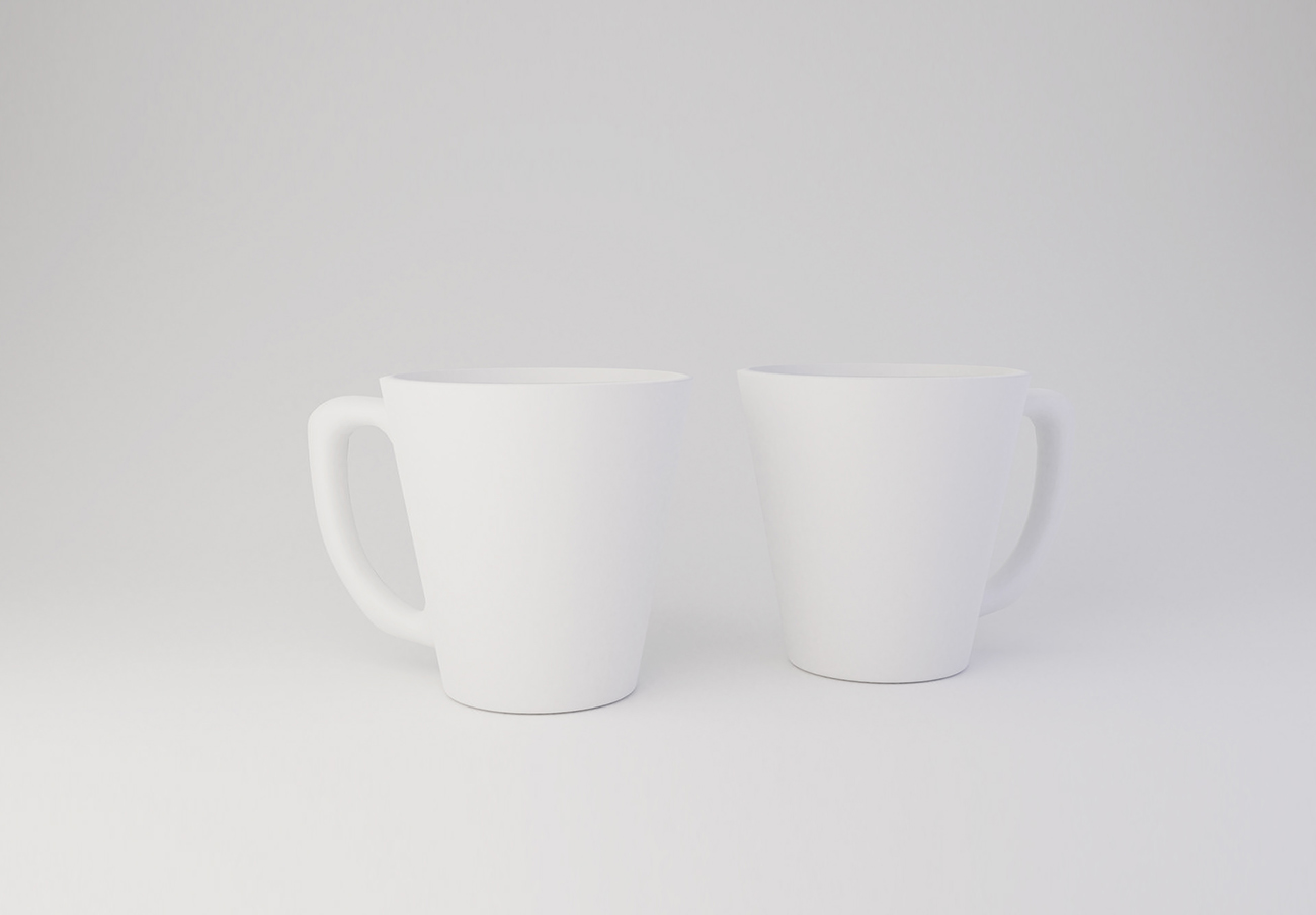 杯子马克杯咖啡杯包装样机贴图展示PSD模板 Mug Mock