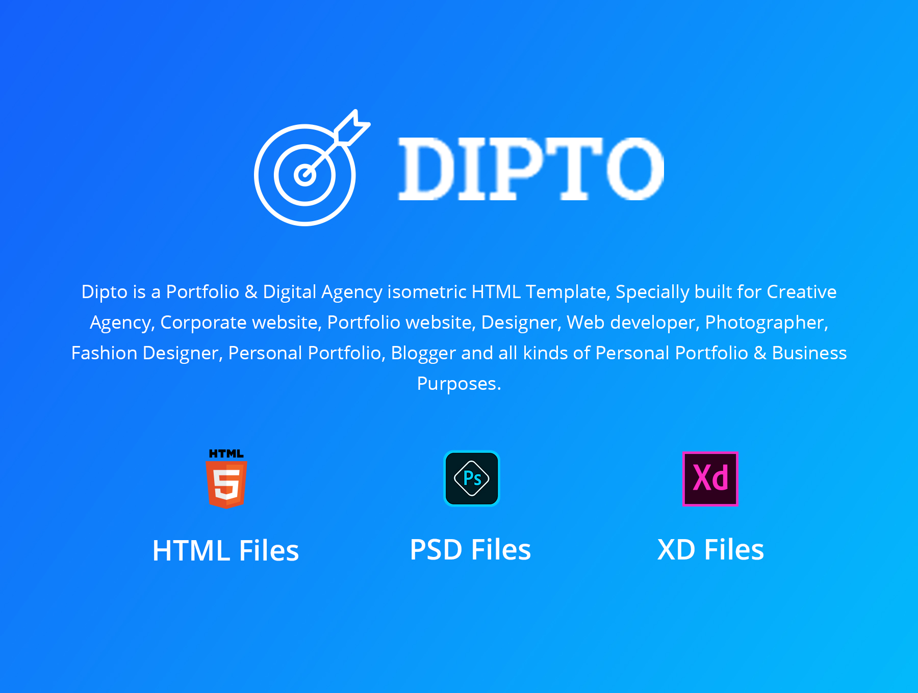 投资数字产品代理机构2.5D等距设计HTML模板 Dipto